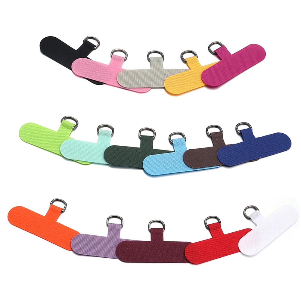 Vibrant Phone Lanyard Set with Detachable Strap and Metal Ring Clip