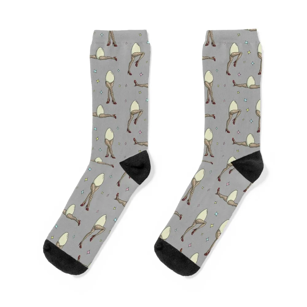 

Eggs With Legs Socks floral christmas gift designer brand Running Men's Socks Luxury Women's