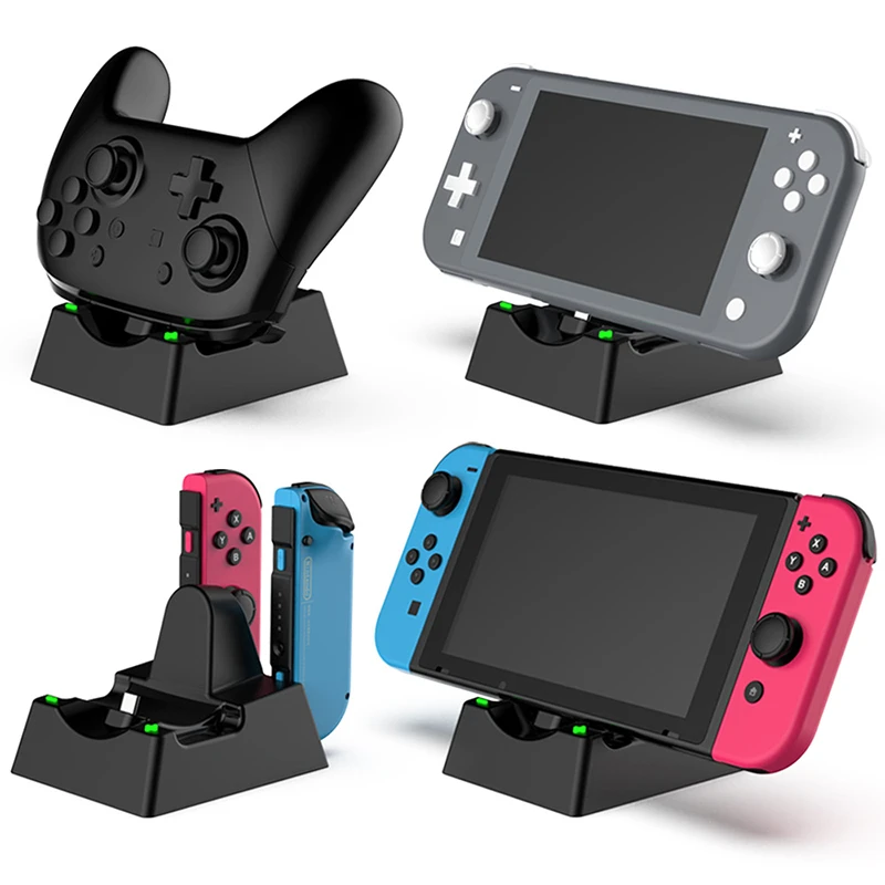 For Nintend Switch Joy-Con- Controller Charger Dock Type-C Charging Station Dock Mount OLED/Pro/Lite Gamepad Charger Switch OLED