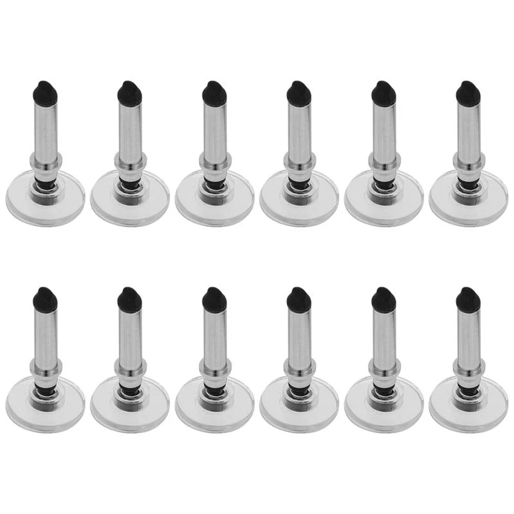 12 Pieces Stylus Replacement Tips Universal Replaceable Stylus Pen Disc Tips Round Shape for Capacitive Touch Screen