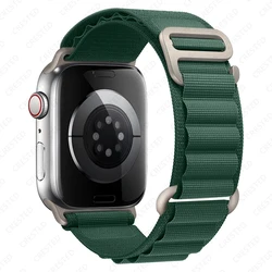 Nylon Alpine Loop Band - 38 40 41 mm (Ink green)