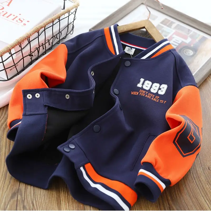 spring autumn kids coat for boys clothes 8 years teenage boy causal jacket bears children clothing outfits top 4-14 years