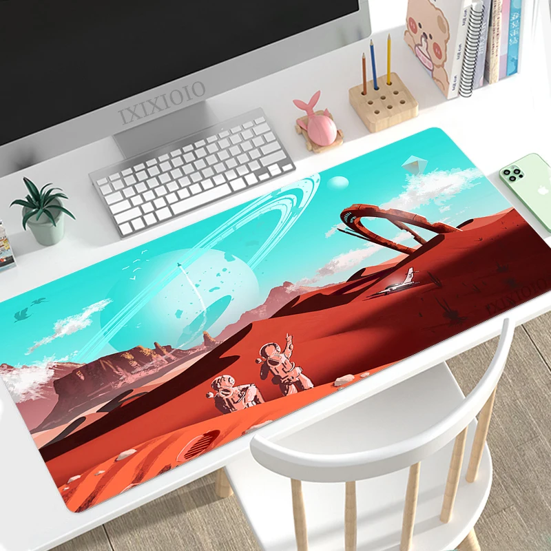 No Man'S Sky Mouse Pad Gaming Xl Large Home Computer Mousepad Personalizzato Xxl Tastiera Meccanica Pad Tappeto Antiscivolo Mouse Pad