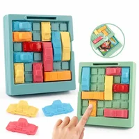 Children Car Breakout Huarong Road Puzzle Early Education Problem-solving Game Logical Thinking Training Science Education Toys 2
