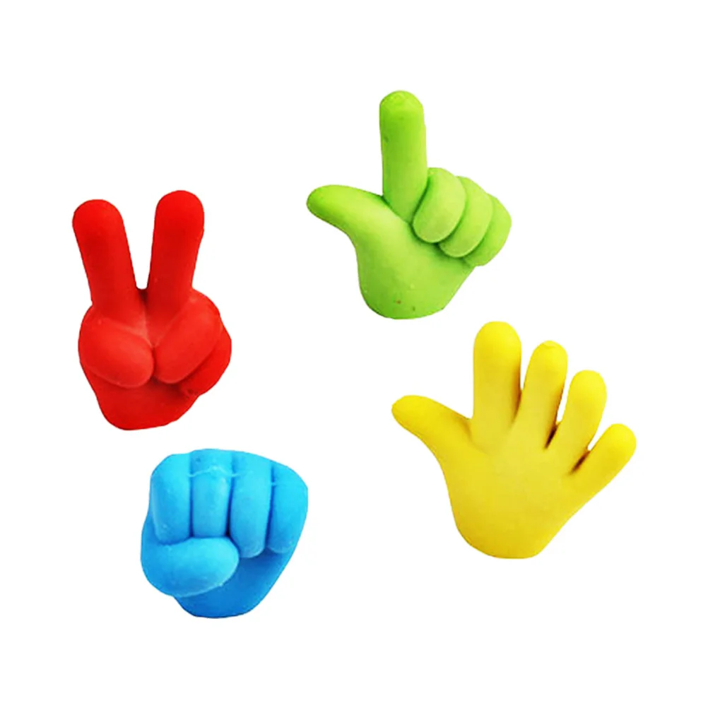 

4PCS Children 3D Cartoon Pencil Eraser Novelty Eraser Creative Stationery School Supplies Gifts for Kids Students