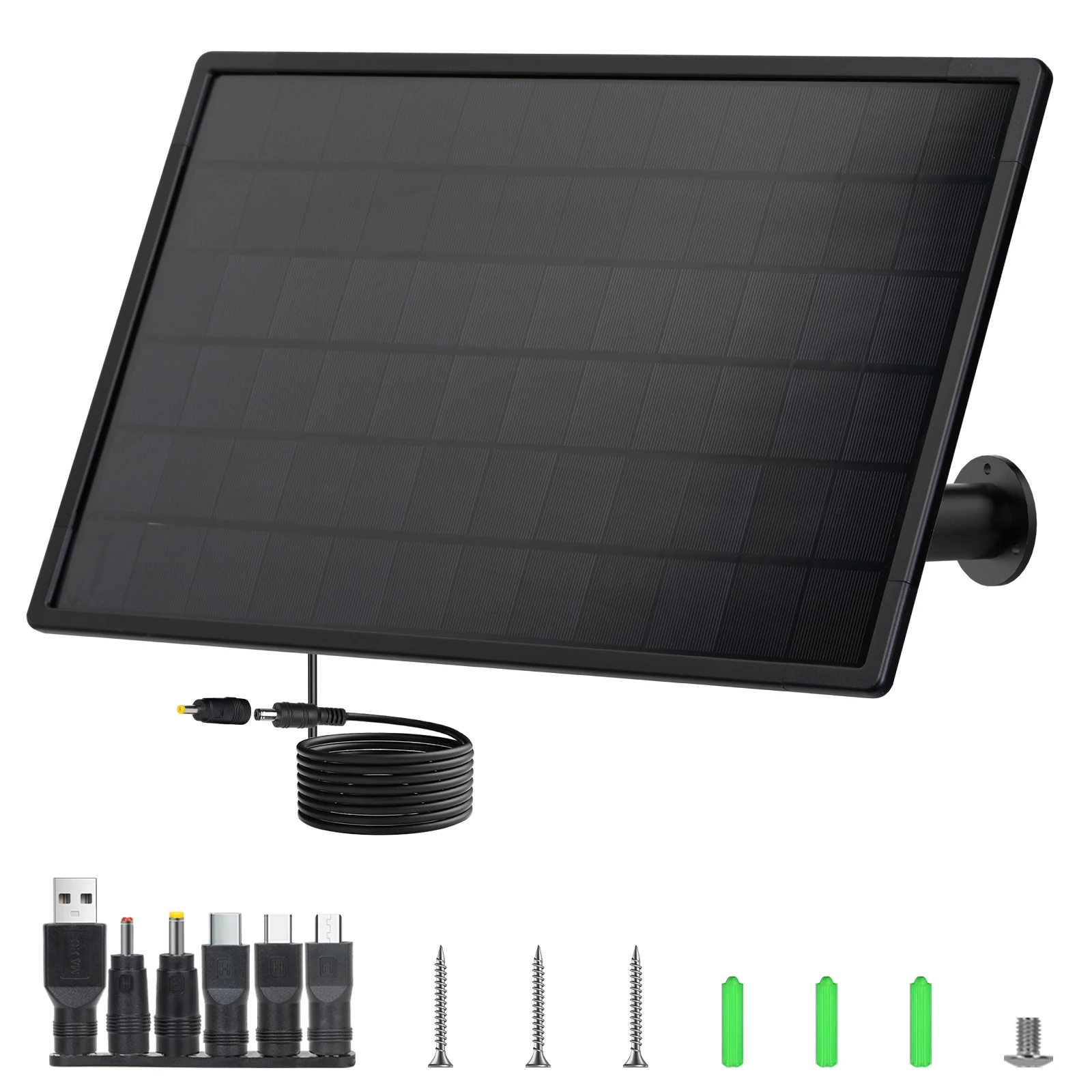20W Solar Panel DC 12V High-Efficiency Monocrystalline IP66 Waterproof Solar Battery Charger For Hunting Camera Outdoor Camping solar battery charger