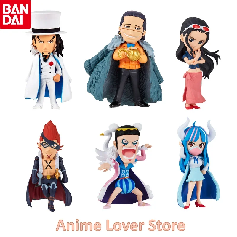 Bandai Original One Piece Gashapon Devil Fruits Vo.9 Lucci Crocodile Robin Drake Bentham Ulti Anime Figure Giocattoli Per Bambini Regalo
