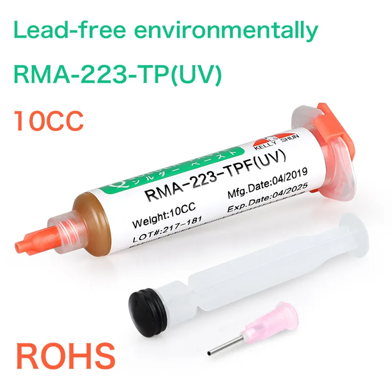 Welding Flux for Soldering PCB SMD Soldering Paste Flux Environmentally Friendly Lead-free Halogen-free Phone Repair BGA 10g best welding lens Welding & Soldering Supplies