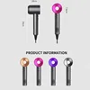 1 Pcs Super Negative Ion Hair Dryer Professional Leafless Hair Dryer Constant Temperature Negative Ion Hair Dryer for Home Use ﻿ 6