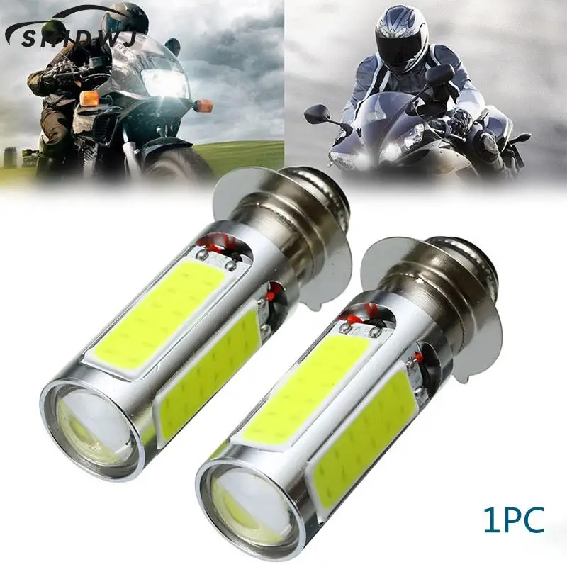1PC H6M PX15d P15D25-1 E401 White COB LED Motor Bike/ATV Headlight Bulb Fog Light High Quality