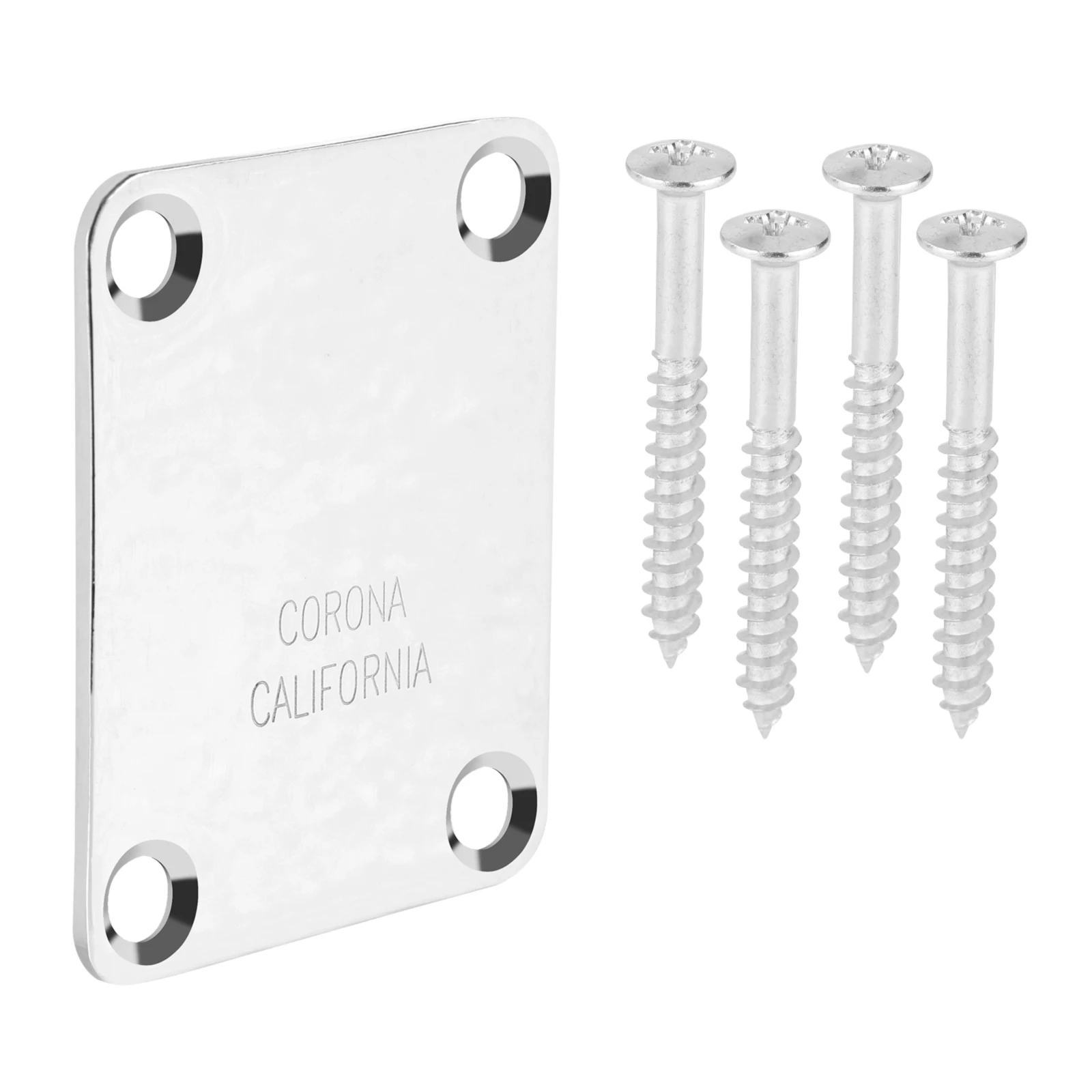 

Насадка на шею для гитары из нержавеющей стали, насадка на шею для электрогитары, насадка на шею с 4 отверстиями с винтами, защитная насадка для электрогитары