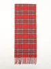2024 New Red Plaid Cashmere Scarf Shawl Woman Winter Scarf Joyful Pashmina Neckscarf Keep Warm Blanket Soft Thick Head Scarf 6