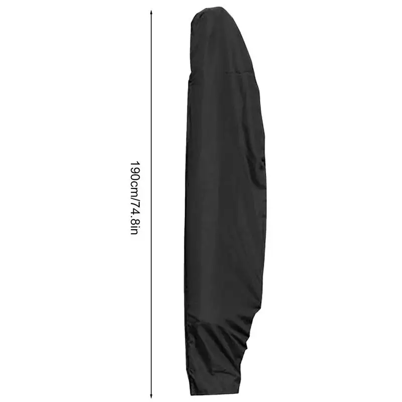 Patio Umbrella Cover 210D Waterproof Patio Umbrella Parasol Cover Banana Style 8.6ft  Double-Sided Umbrellas 210D Pr