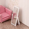 1:12 Dollhouse Miniature Simulation Full Length Mirror Model Furniture Accessories For Dolls House Decoration Kids Toys 1