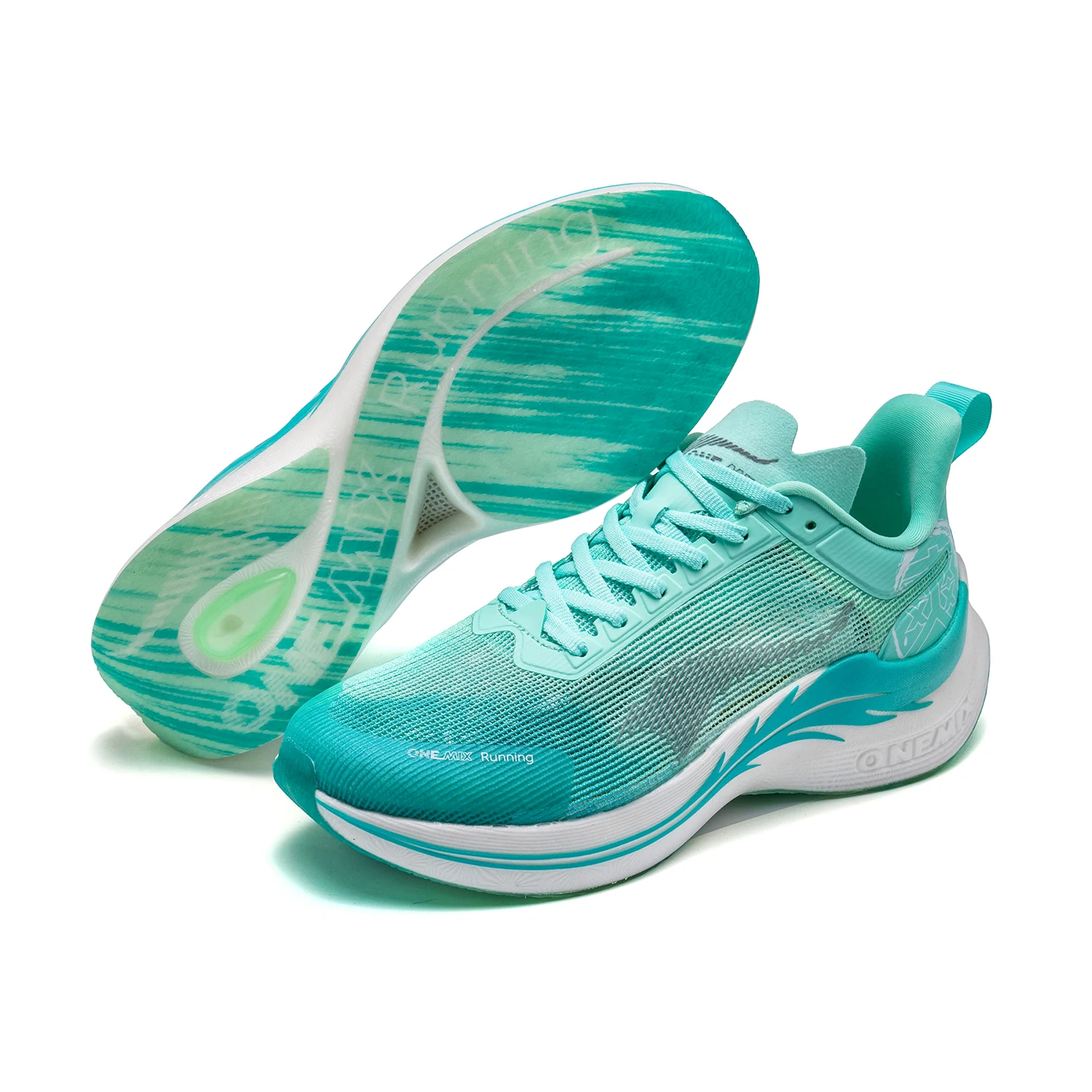 ONEMIX Summer Breathable Men Running Shoes Fashion Outdoor Jogging Sneakers Trend Comfort Lightweight Wear-resisting Tenis Shoes