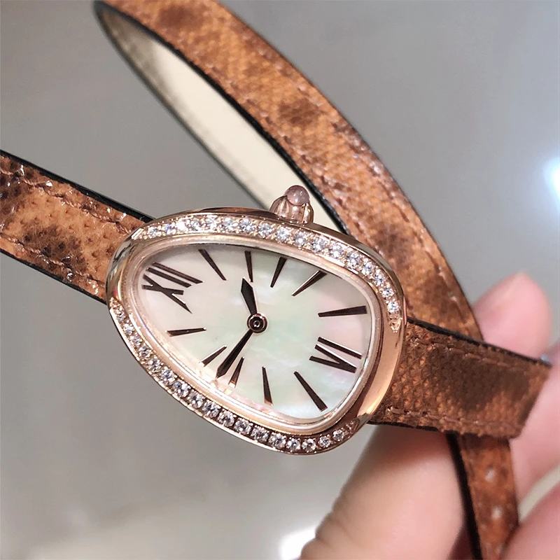 

Роскошные и элегантные женские часы с кожаным ремешком BV Factory Super Clone Snake Cal.B330