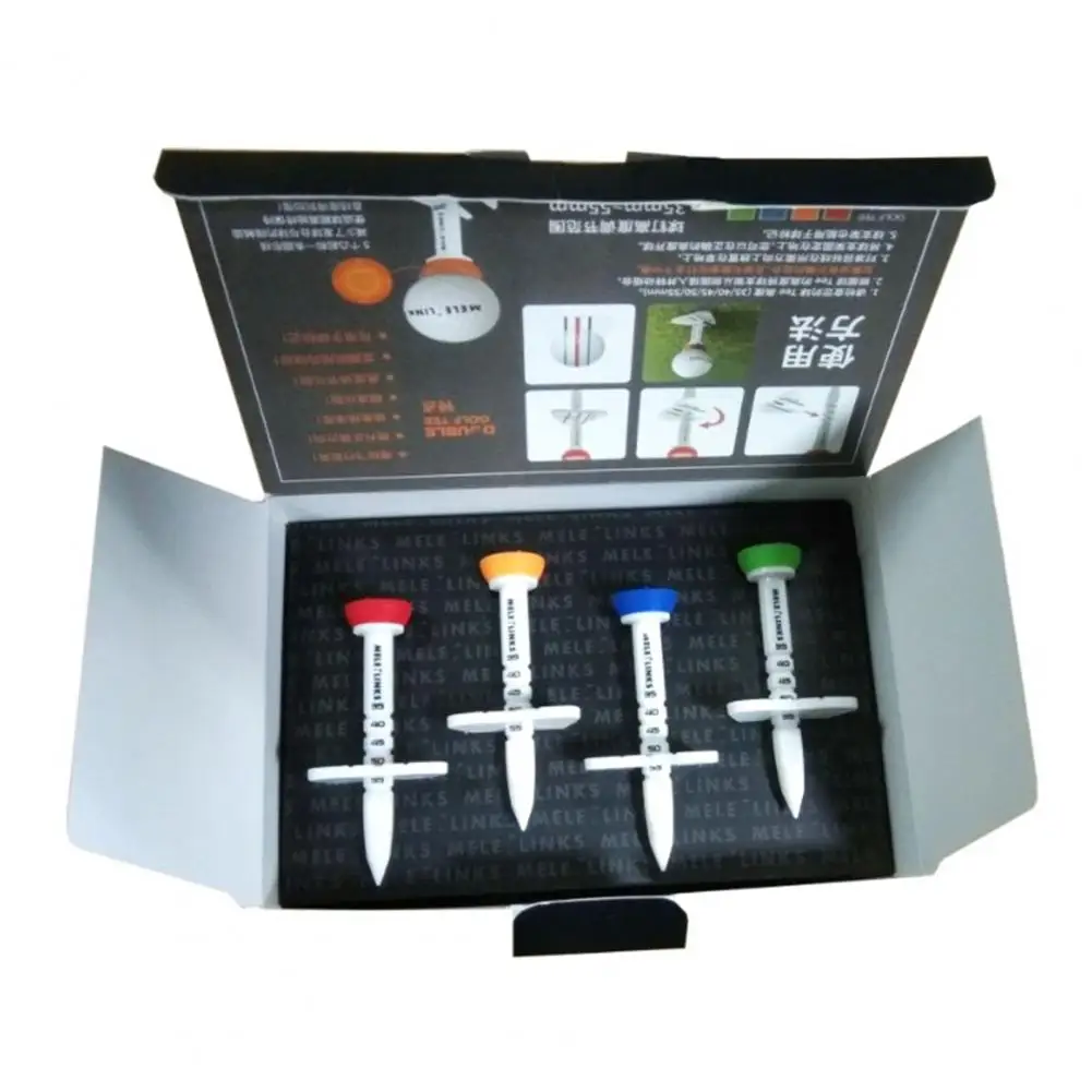 

Plastic Golf Tees Height Adjustable Golf Tees High Durability Unbreakable Golf Tees with Adjustable Big Head for Golfers
