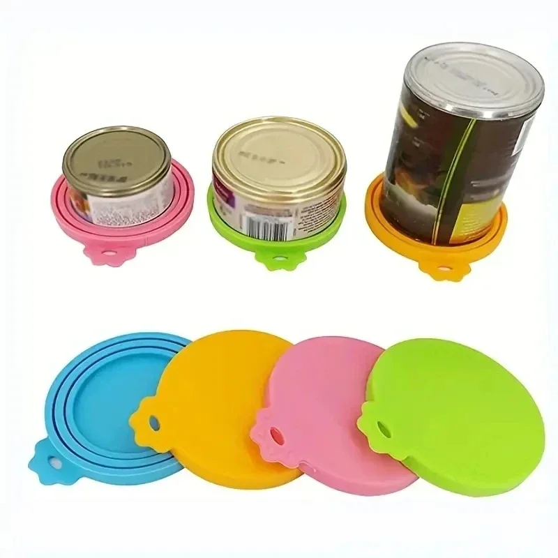 Reusable Silicone Pet Can Lid - Keeps Food Fresh and Odor-Free