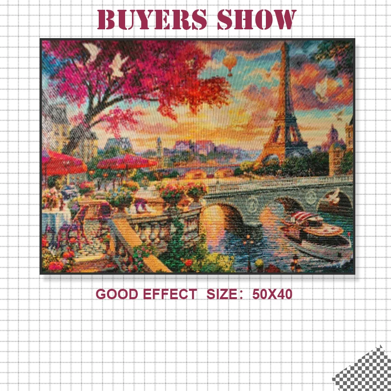 Evershine 5D Diamond Painting Full Square City Diamond Mosaic Landscape Paris Cross Stitch Picture Rhinestone Art Home Decor diamond painting diamond painting accessories