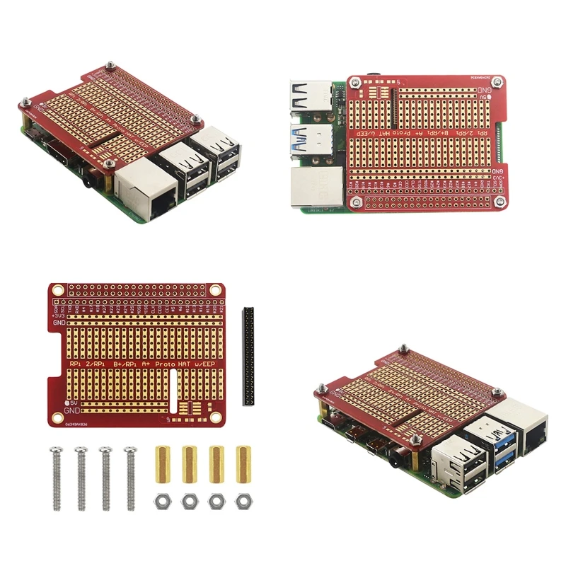 Raspberry Pi Proto Hat Shield Ȯ�� ���� �� RPI GPIO ����(Raspberry R2LB��)