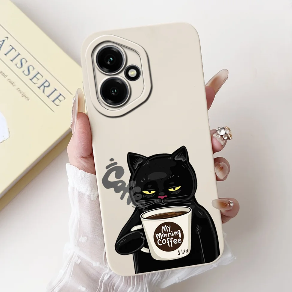 6,55 ''Für Honor 400 5G Fall Globale Nette Panda Mode Blumen Liebe Silikon Zurück Abdeckung Für 400 Honor DNY-NX9 Telefon Fall Stoßstange – Detail 29