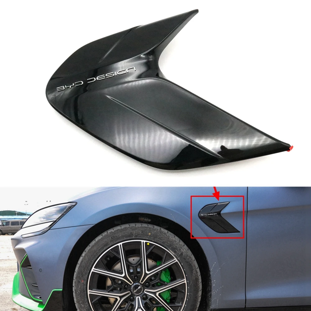 Car Wing Side Badge Fender Cover Moulding Trim For BYD Seal Atto 4