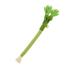 Interactive Catnip Chew Toy for Dental Health and Play (Green)