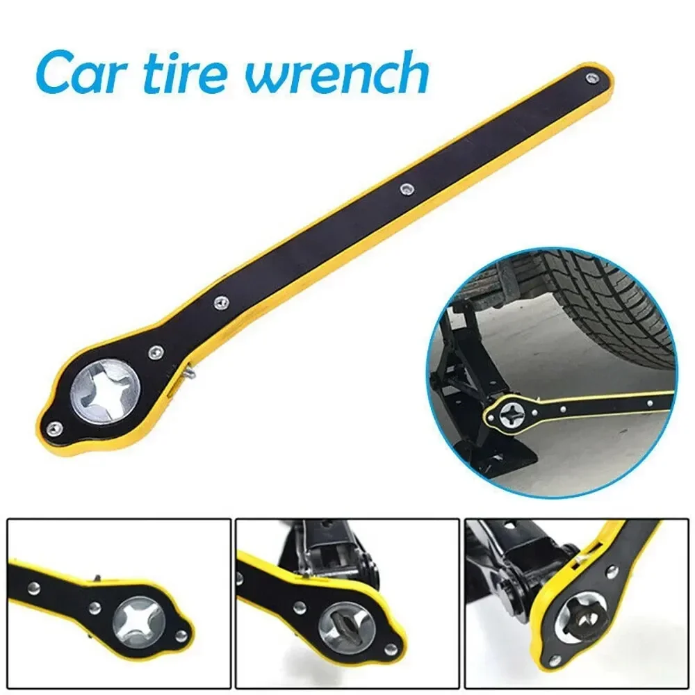 Car Mounted Small Car Universal Crank Handle Accessories With CAR Tools Car Jack Handle Lever Labor-saving Vehicle Wrench Tool