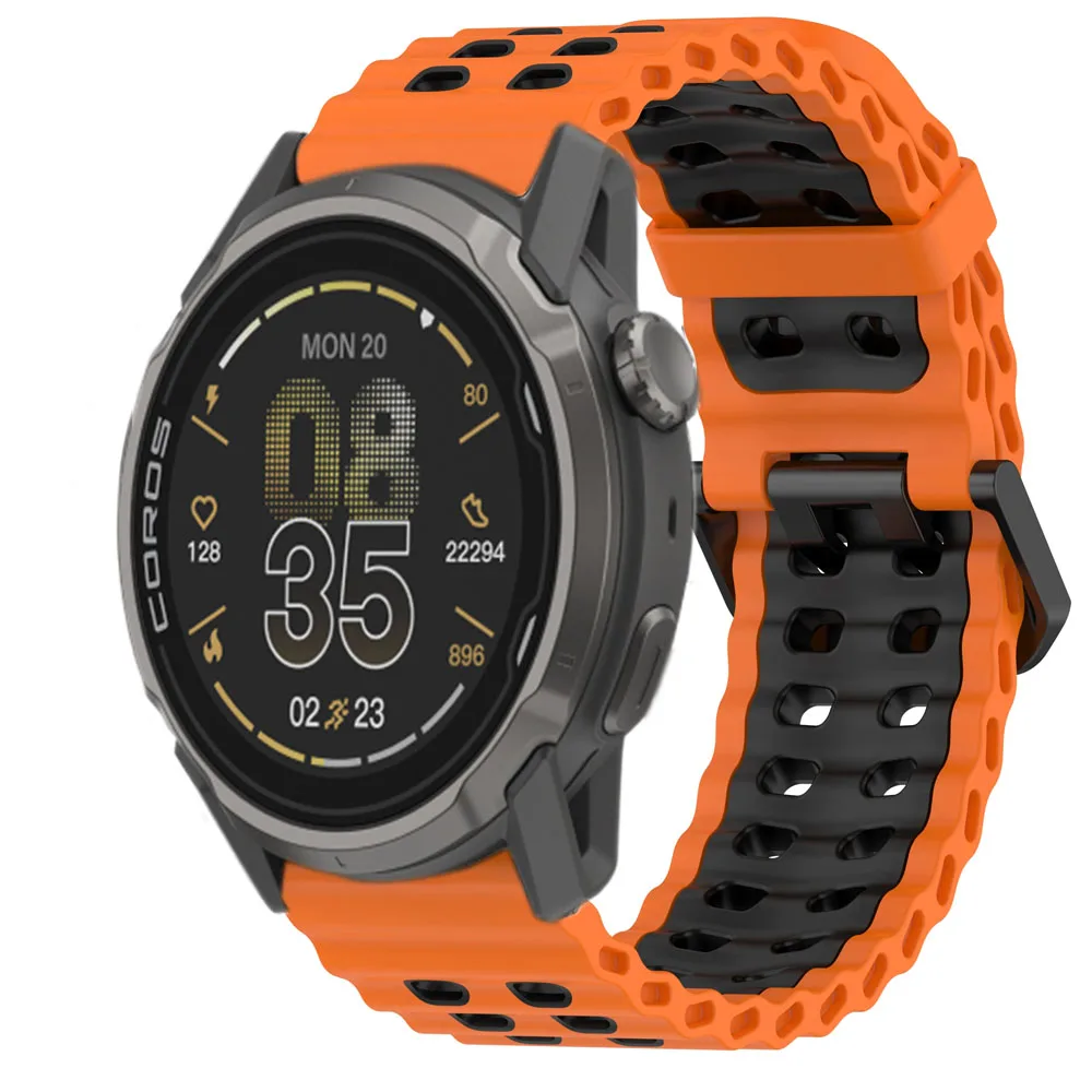 Premium 22mm Ocean Silicone Sport Wristband