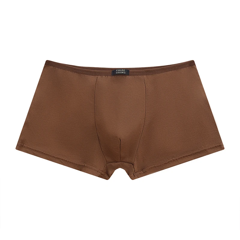 

Men's underwear: pure cotton boxer shorts with narrow edges, low waist, and four corner shorts with breathable and antibacterial