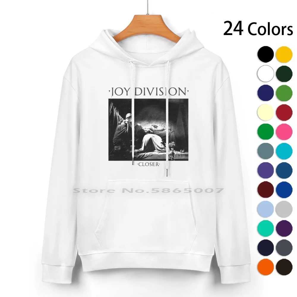 Joi Closer Divvision Felpa Con Cappuccio In Puro Cotone Maglione 24 Colori Musica Joy Division Non Si Sa Piacere Popolare 100% Cotone Con Cappuccio