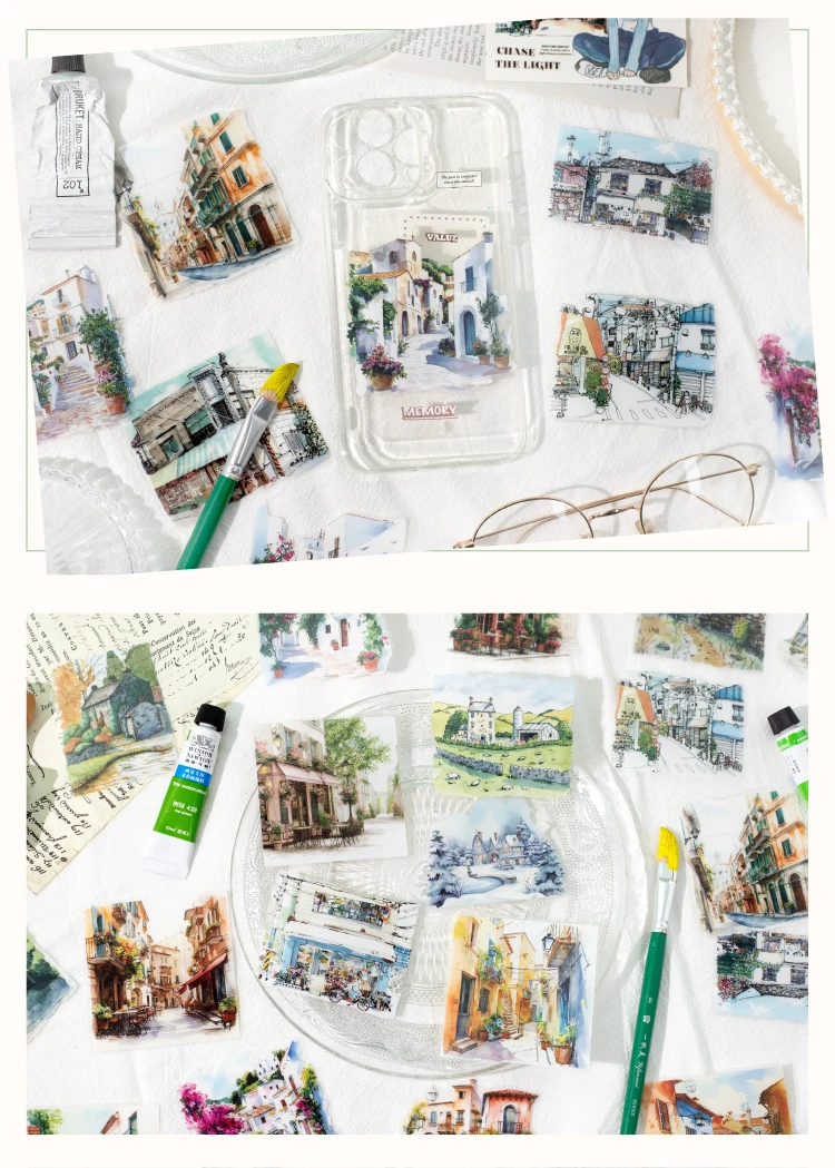 Journal GO 15 Stück authentische nordische Gedanken-Aufkleber für Collage, Junk Journal, Scrapbooking, Planer, Karte, DIY, Briefpapier-Abziehbilder – Detail 9