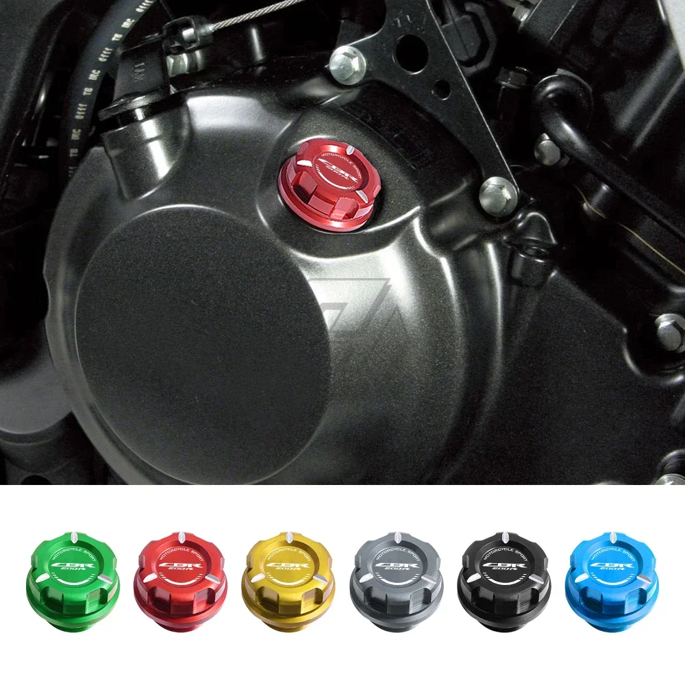 

For Honda CBR500R 2013-2021 Motorcycle Engine Oil Cap Bolt Screw Filler Cover