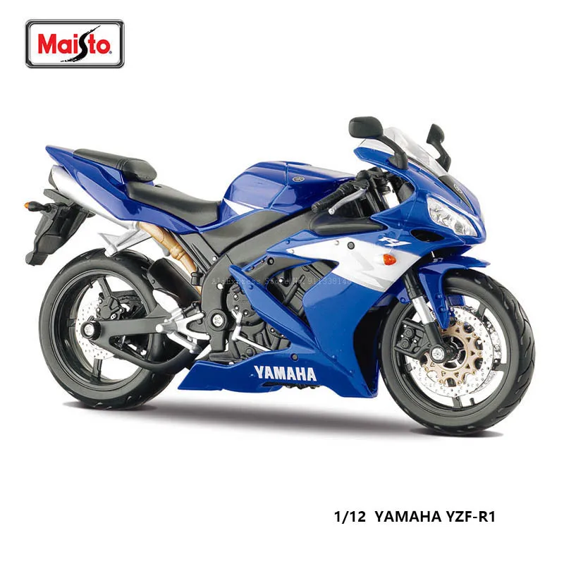 Maisto 1:12 scale Yamaha YZF-R1 motorcycle replicas with authentic details motorcycle Model collection gift toy