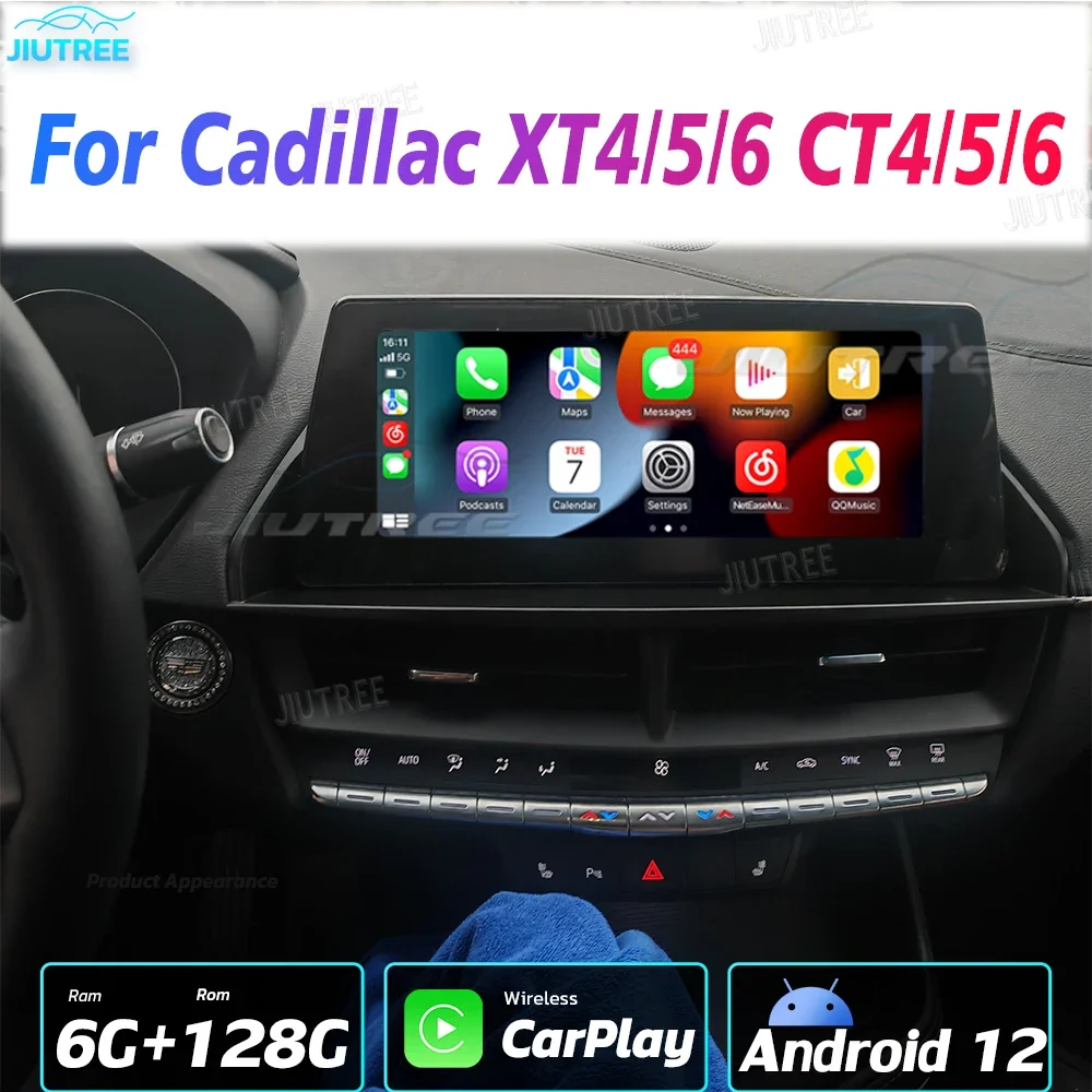 

For Cadillac XT4/5/6 CT4/5/6 Android 12 Car Radio Tesla Screen Stereo Receiver Autoradio Multimedia Player GPS Navi Head Unit