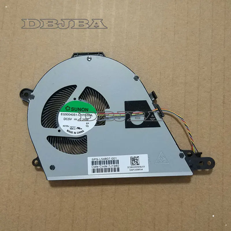 

CPU Fan ДЛЯ HP Chromebook 15-de TPN-C140 L54807-001 DC28000N5S0SUO3
