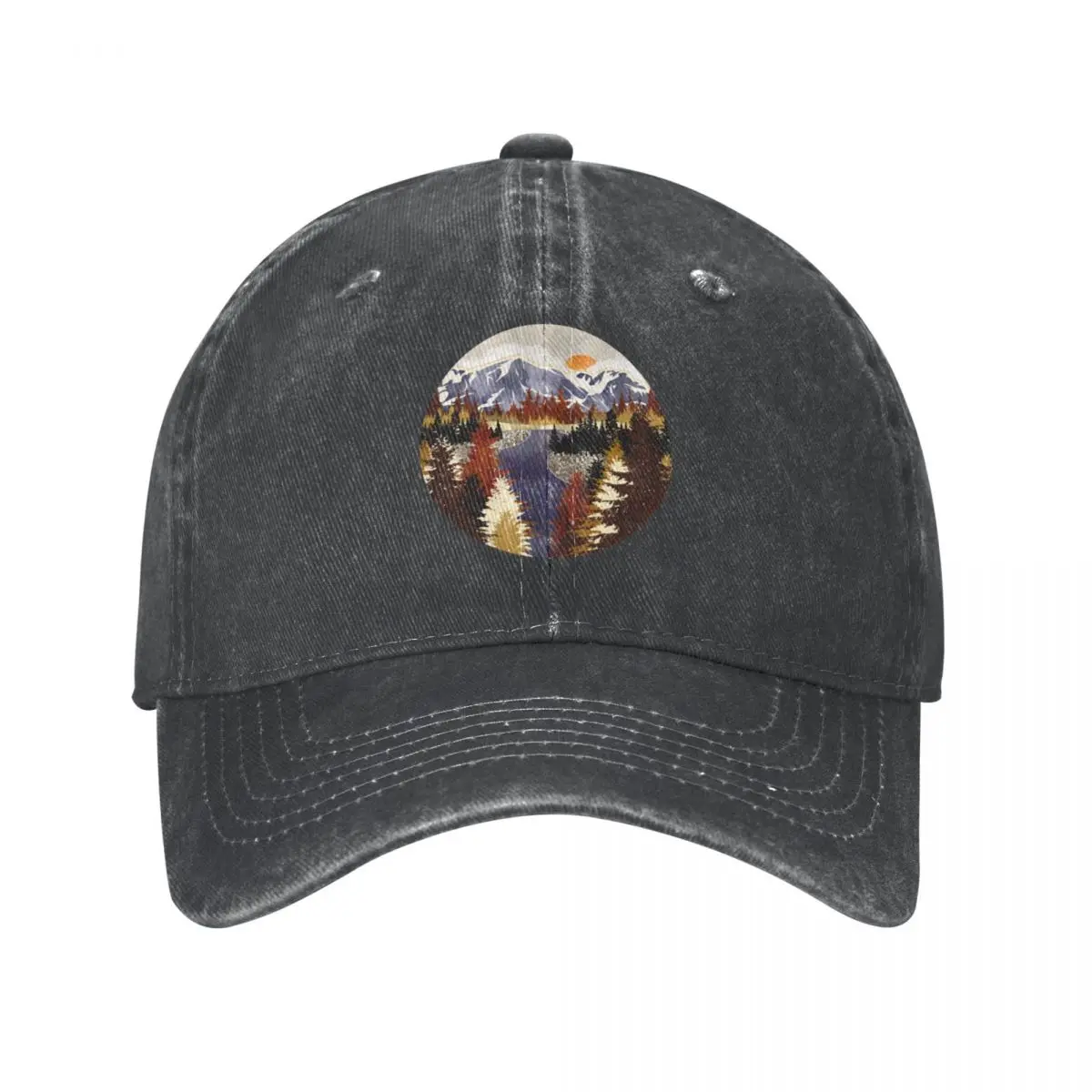 

Autumn River Cap Cowboy Hat icon sports caps Male cap Women's