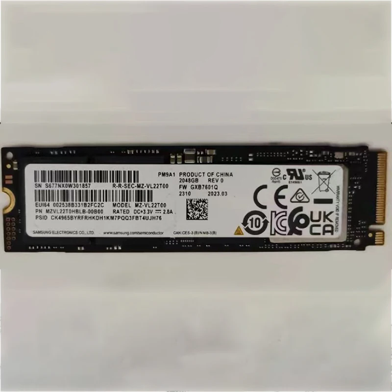 2 ׶Ʈ ָ Ʈ ̺ MZVL22T0HBLB-00B00 M2 NVME SSD