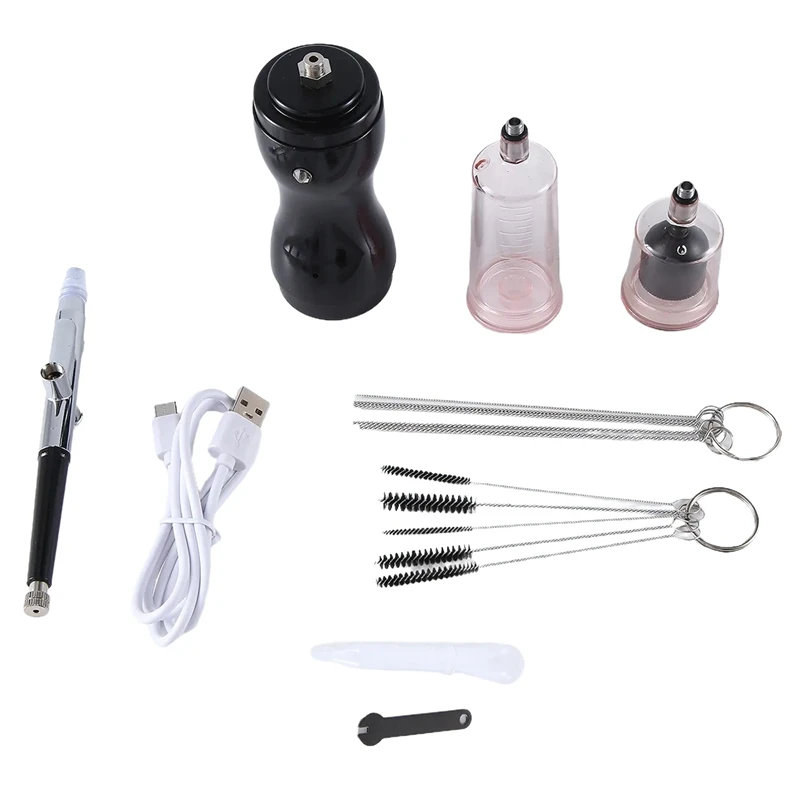 

Airbrush Kit With Compressor 30PSI Airbrush Portable Cordless Airbrush For DIY Painting, Cake Decor, Cookie