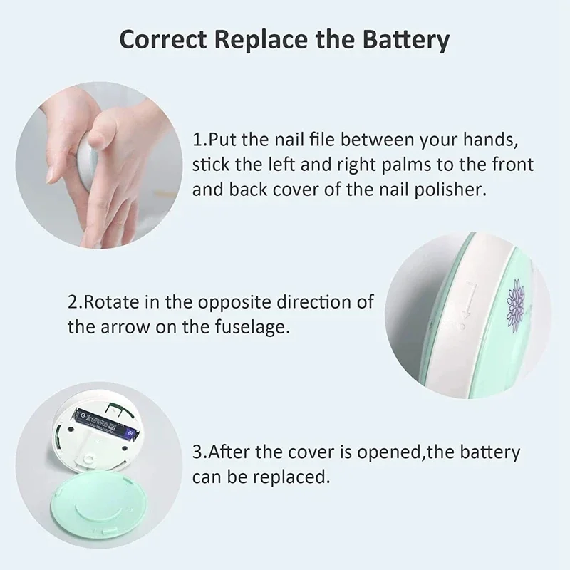 Electric Baby Nail Trimmer Kid Nail Polisher Tool Infant Manicure Scissors Baby Hygiene Kit Baby Nail Clipper Cutter For Newborn 3