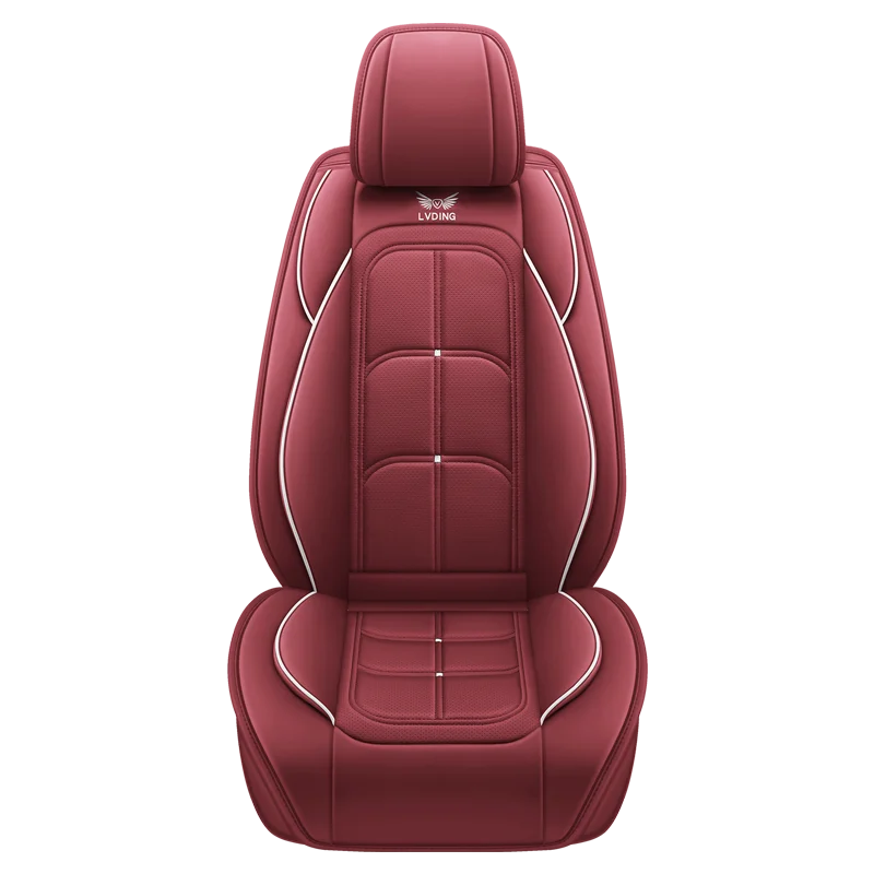 Soft Leather Car Seat Cover Universal Fits Most ... - UK
