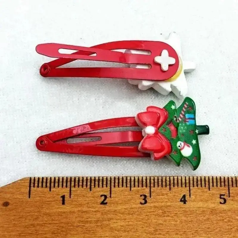 10 Pcs Kids Girl Candy Hairpin Baby Hair Clip Christmas Barrettes Christmas Headbands Suitable Grils Festival Decoration Clip