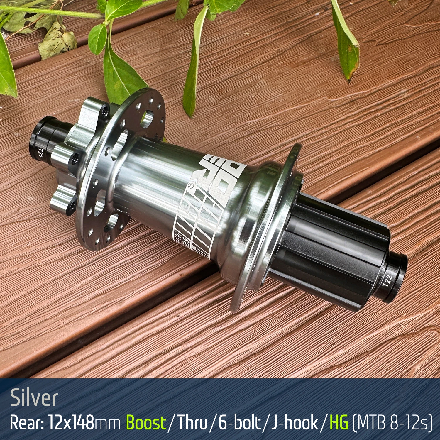 Koozer XM490pro Boost Rear 5x141 QR 12x148mm THRU CR-Mo Steel Axle