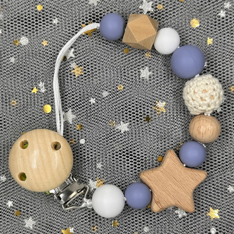 Custom pacifier clip