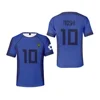 Men T-shirt Anime Japanese Blue Lock Isagi Yoichi Football Jersey 3d Print Tshirt Cosplay Hyoma Chigiri Meguru T shirt Tops Boy 3