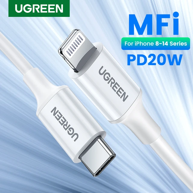 Fast Charging Cable Iphone Ugreen  Ugreen Mfi 20w Pd Usb C Lightning - 20w  Usb C - Aliexpress