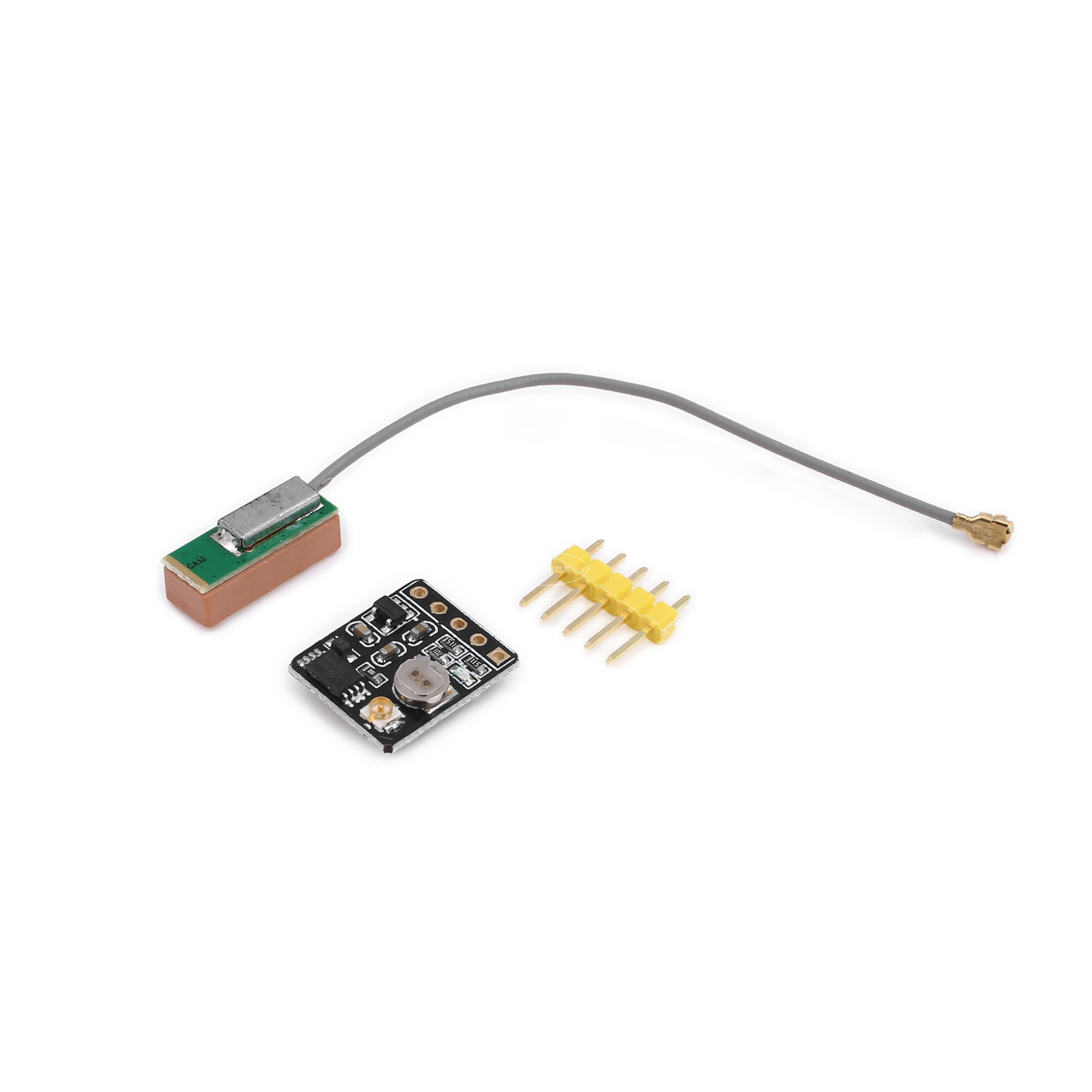 Module GPS BDS ATGM336H bimode pour NEO-M8N, vue latérale montrant les dimensions et les broches