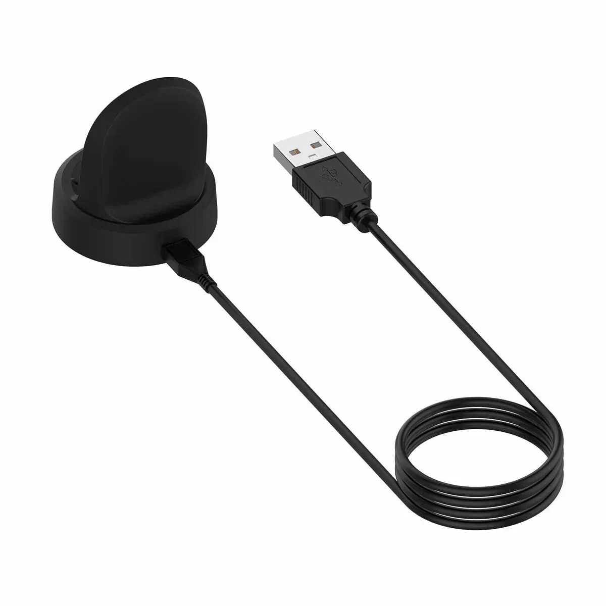Silicone Charger Dock Holder Stand USB Cable For Samsung Galaxy Watch Ultra 47mm Watch 7 6 5 Classic