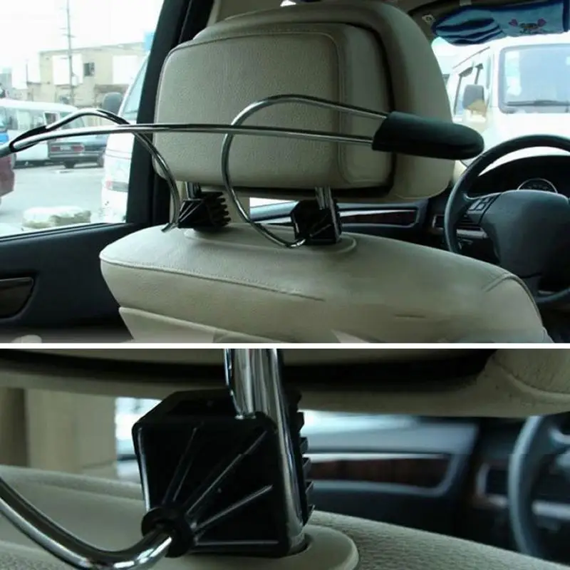 Car Coat Hanger Car Hook Car Seat Coat Rack Hanger Car Hangers For Seat Headrest Holder For Clothes Coats Suits Multifunctional Suit Hangers