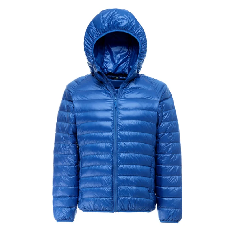 Ultra Light Autumn Winter Fashion Brand Duck Down Jacket Men Hooded Waterproof Streetwear Feather Coat Warm